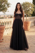 Kos Couture Vestido de Gala Formal con Corset para Graduación