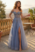 Kos Couture Vestido Largo de Graduación Formal con Corsé