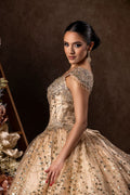 Kos Couture Vestido Largo de Quinceañera Estilo Princesa