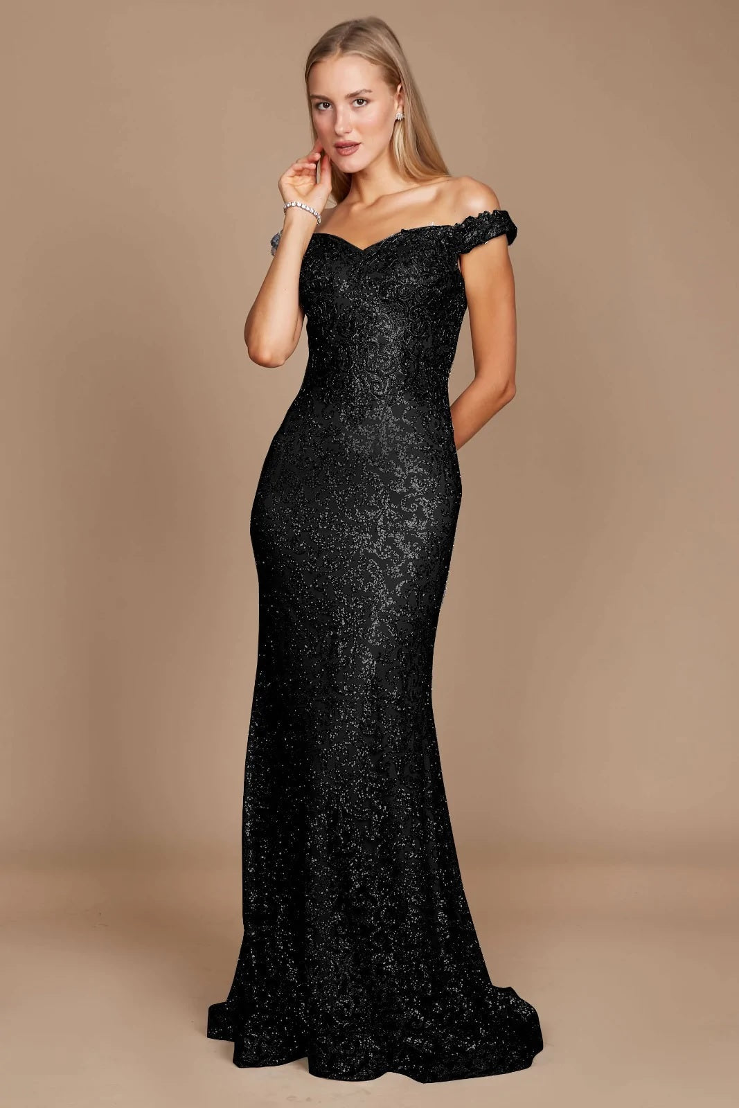 Kos Couture Vestido de Noche Ajustado Corte Sirena Formal