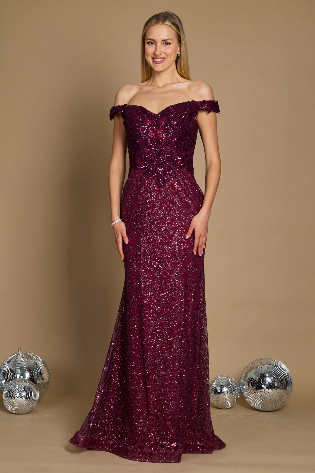 Kos Couture Vestido de Noche Ajustado Corte Sirena Formal
