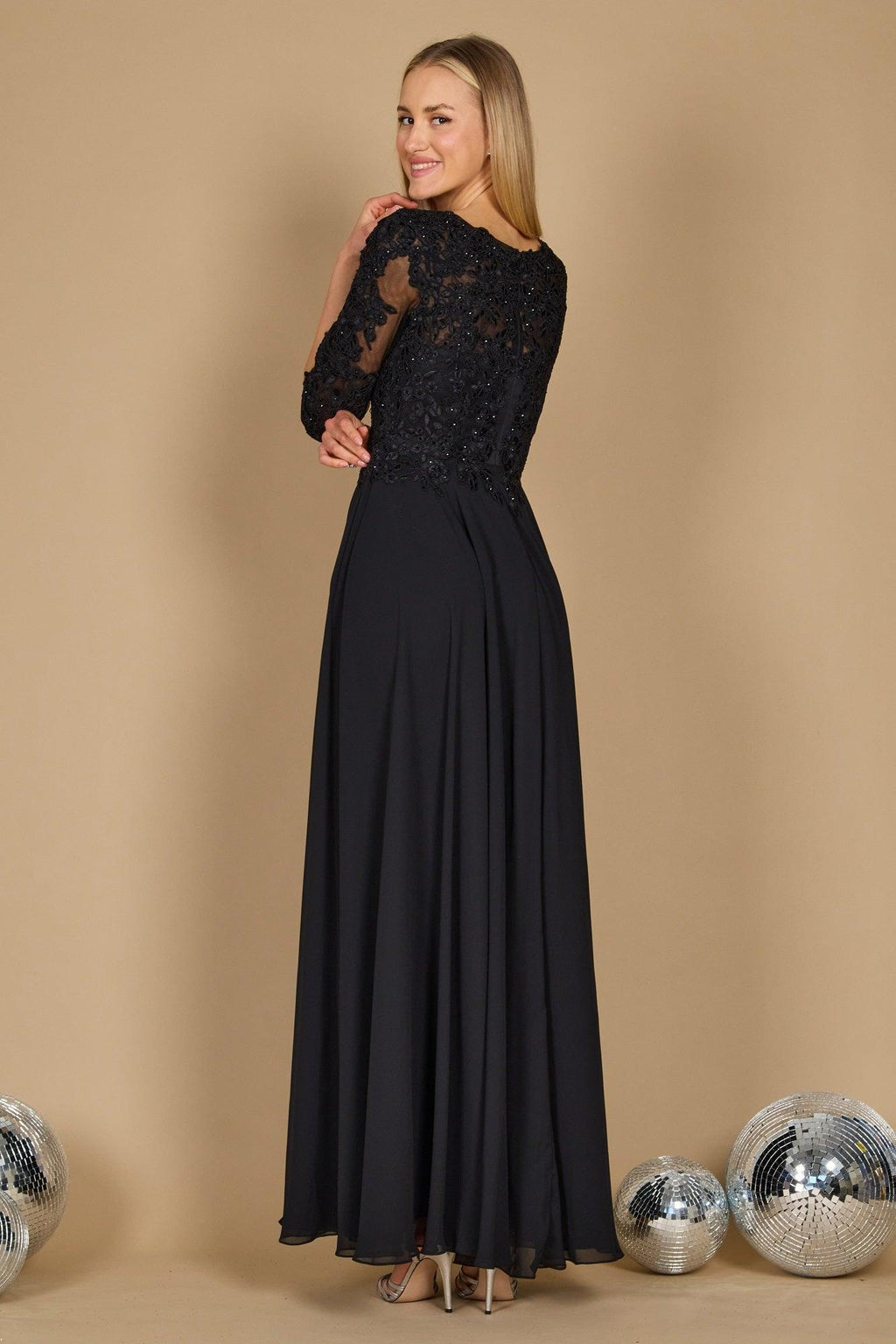 Kos Couture Vestido Largo Formal para la Madre de la Novia