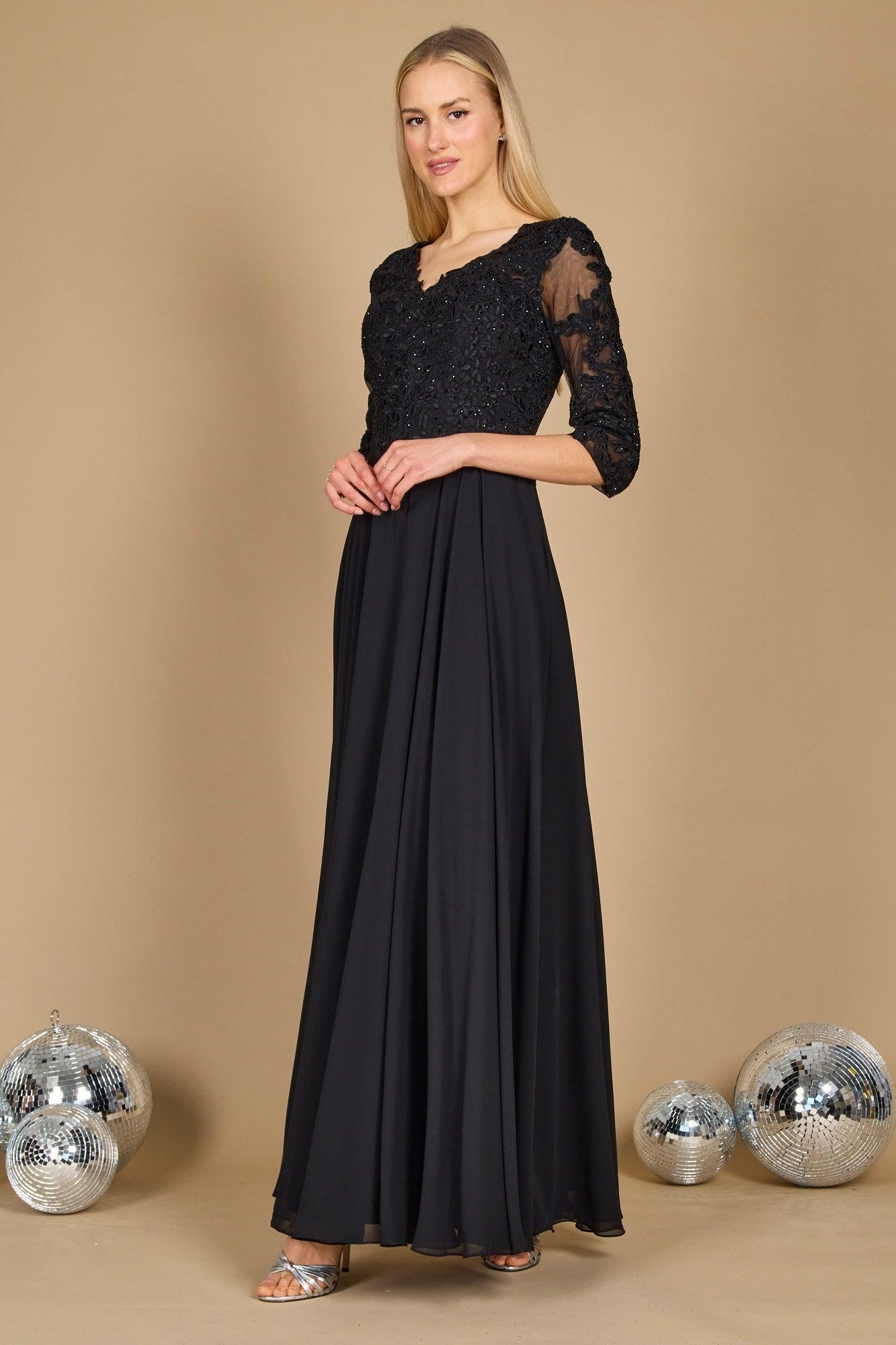 Kos Couture Vestido Largo Formal para la Madre de la Novia