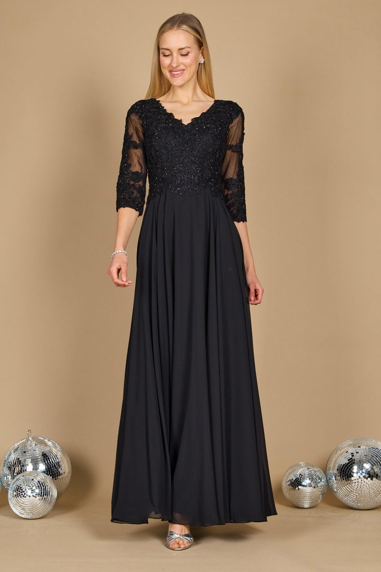 Kos Couture Vestido Largo Formal para la Madre de la Novia
