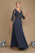 Kos Couture Vestido Largo Formal para la Madre de la Novia