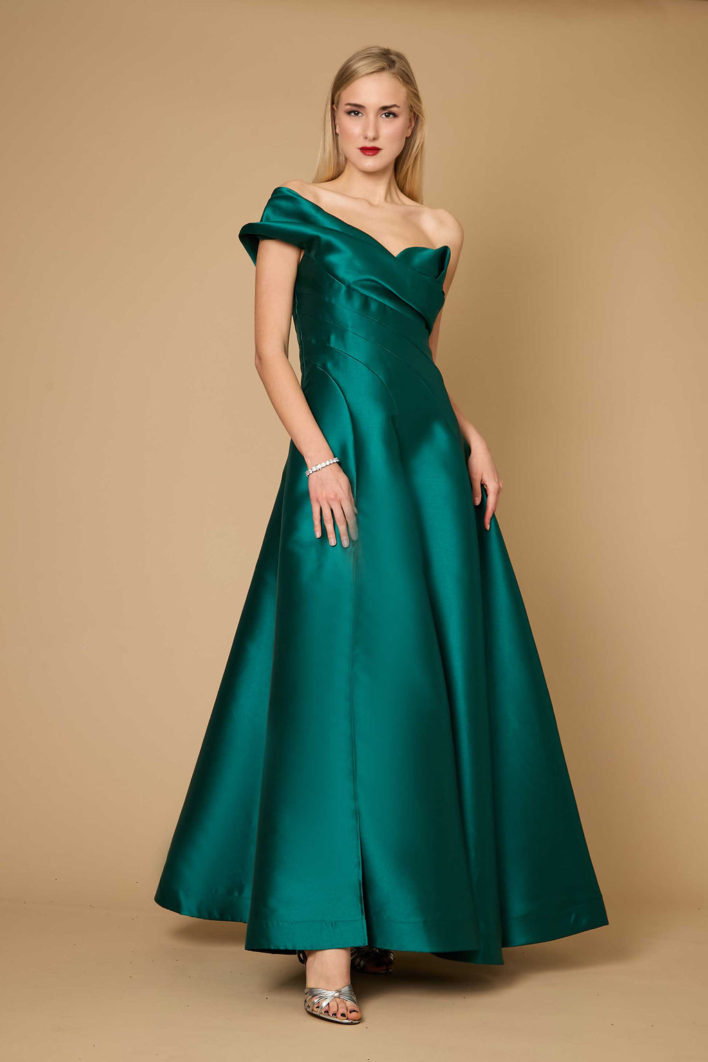 Kos Couture Vestido Largo Formal de Gala de Un Hombro