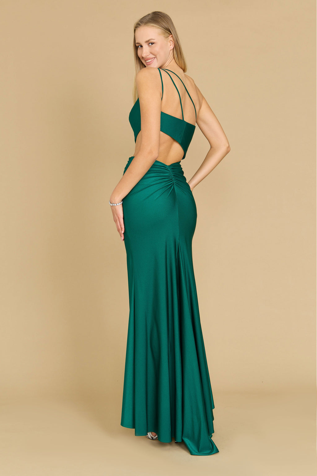 Kos Couture Vestido de Graduación Formal Sexy con Aberturas Laterales