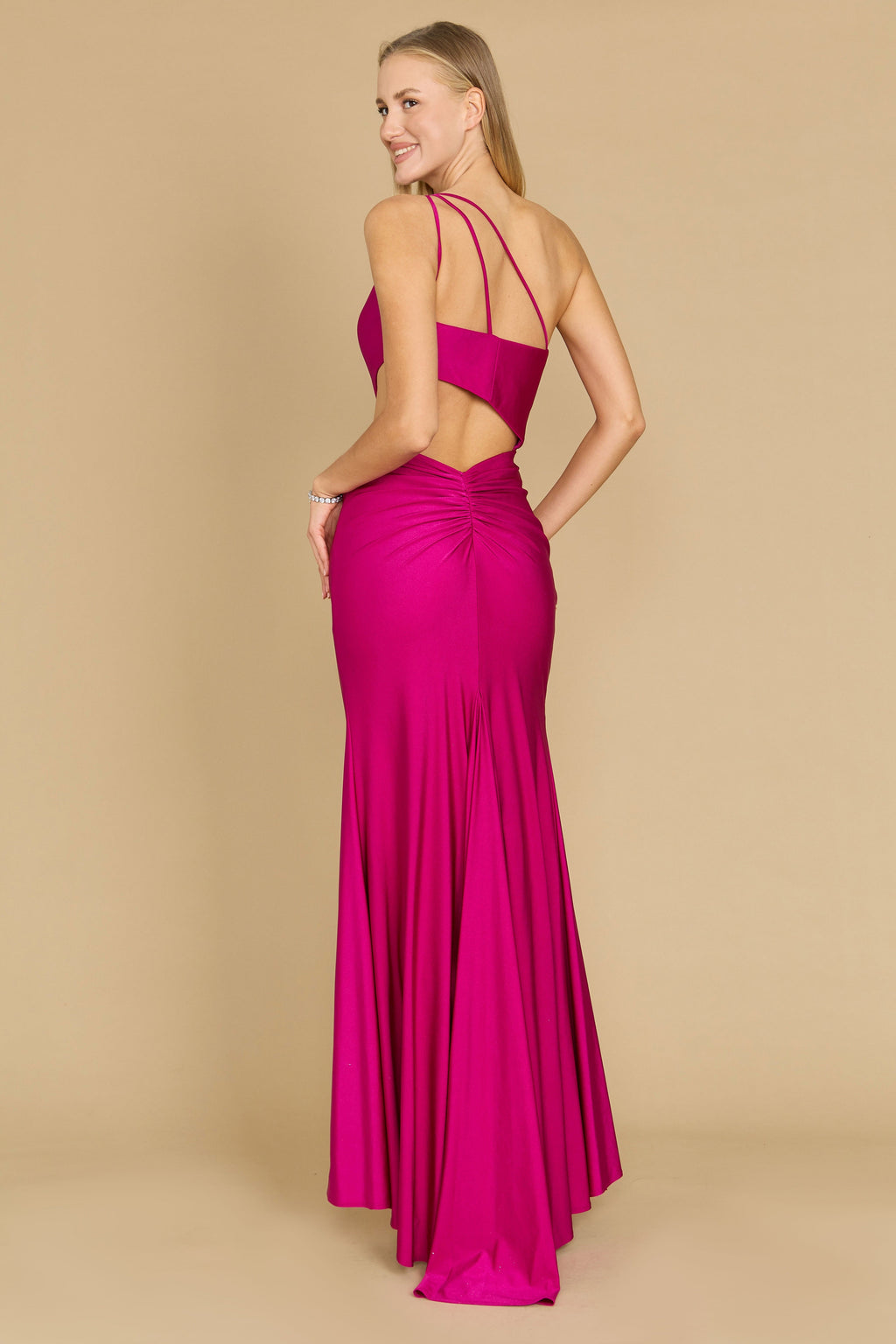 Kos Couture Vestido de Graduación Formal Sexy con Aberturas Laterales